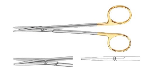 TC МЕТЦЕНБАУМ НОЖИЦІ ПРЯМ. 145MM